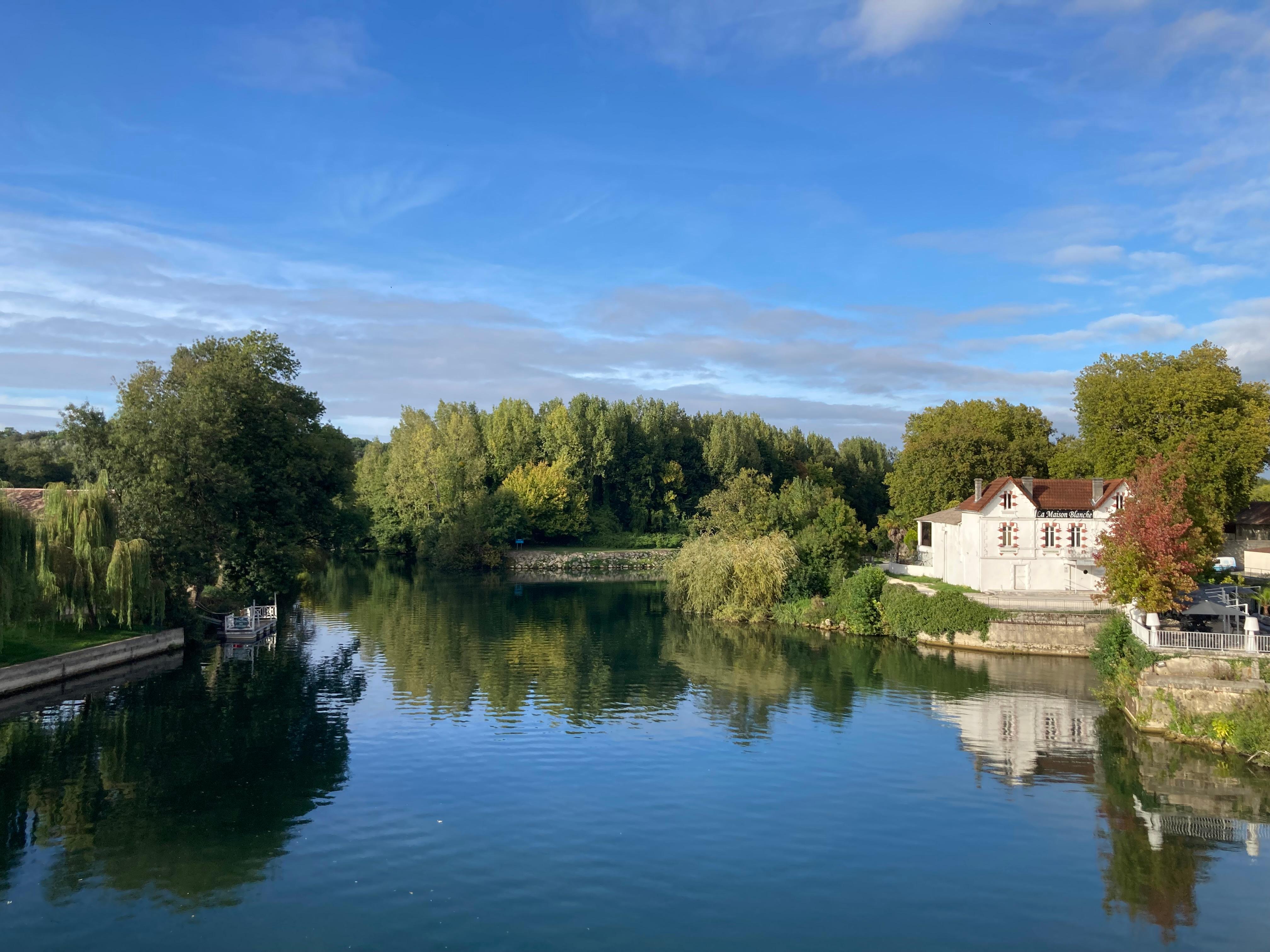 From the bridge looking upriver