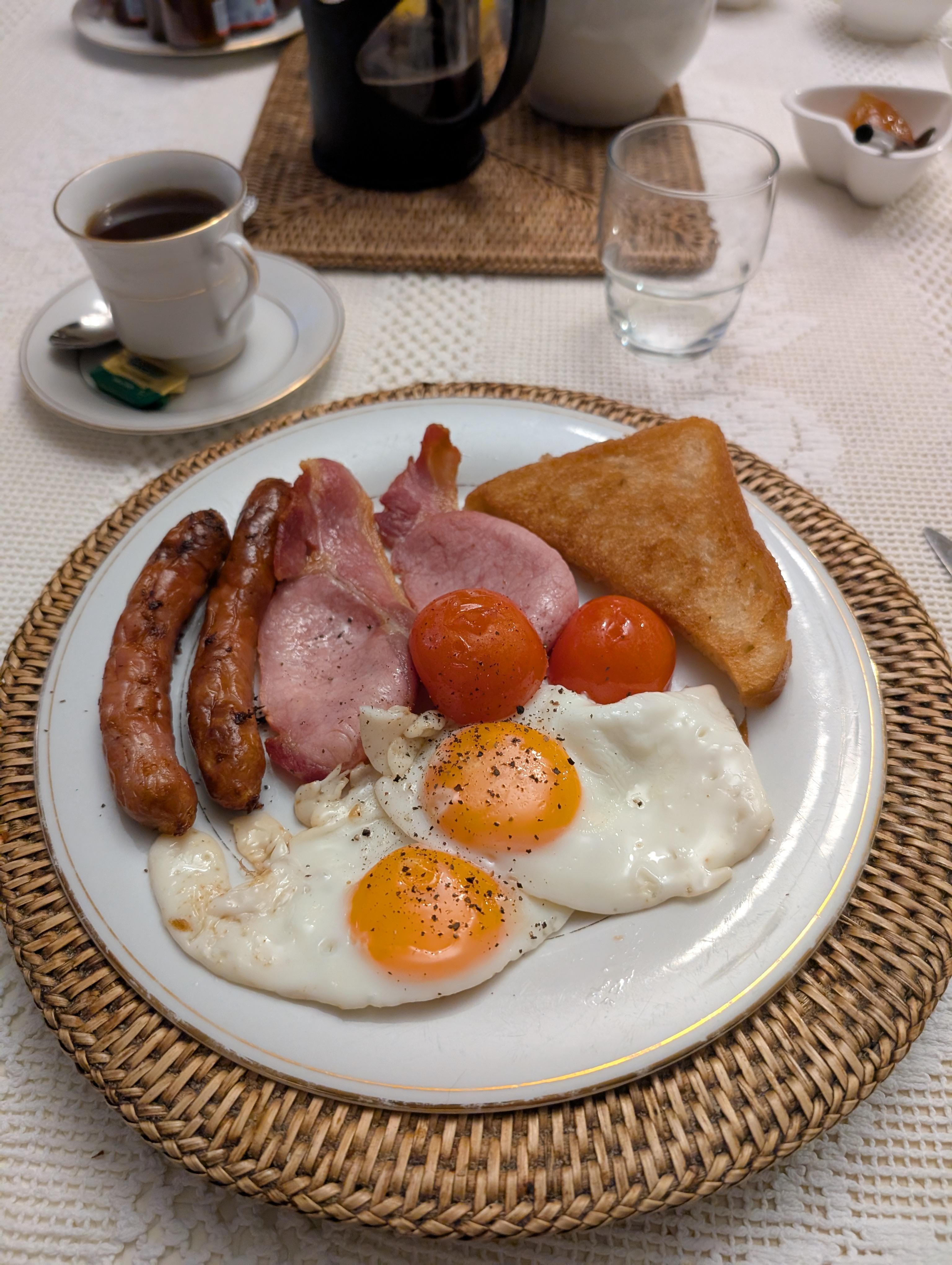 The breakfast, so good and I believe locally sourced, so very tasty!