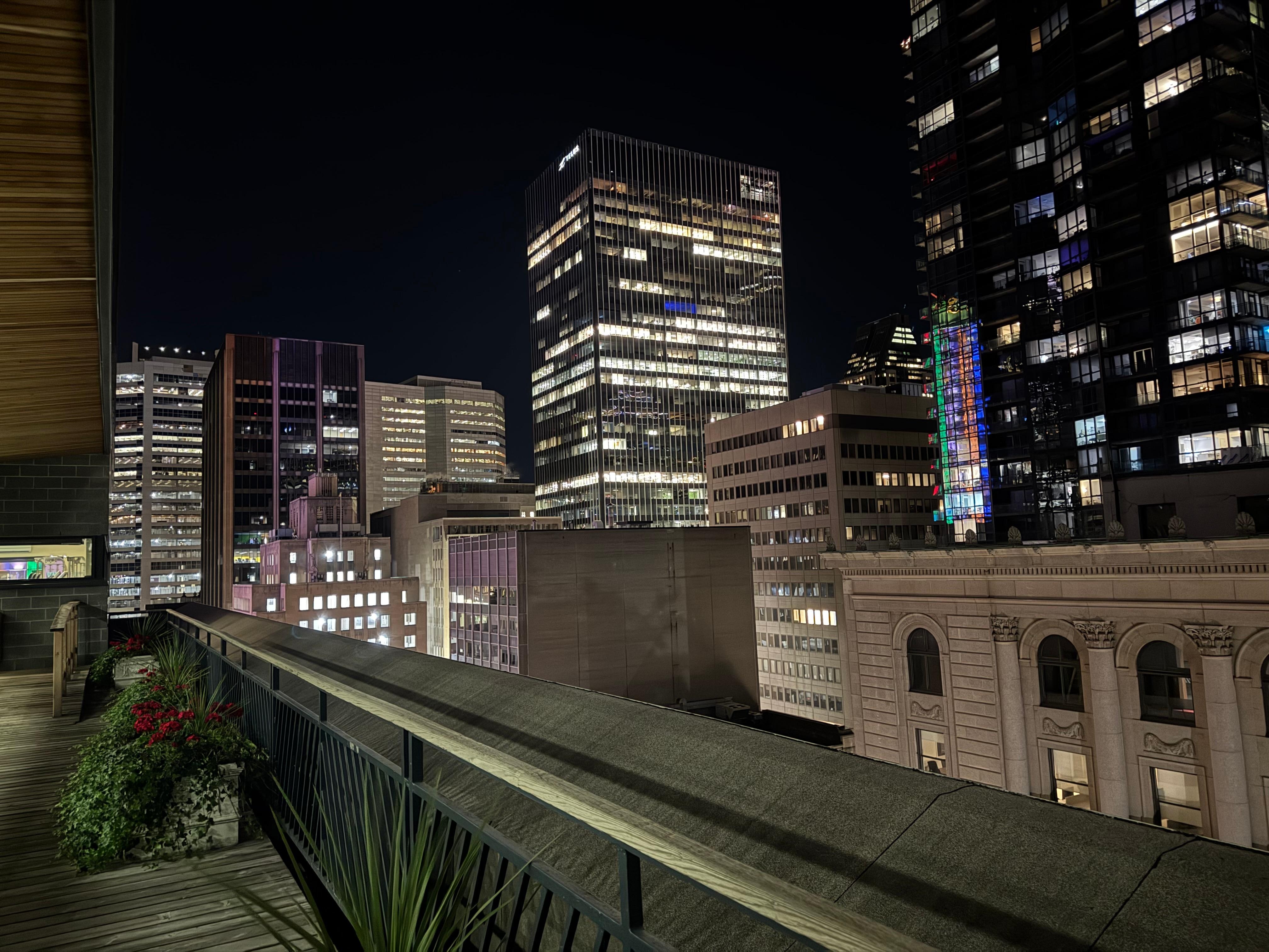 Views from the outdoor balcony at the pool.