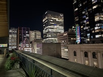 Views from the outdoor balcony at the pool.