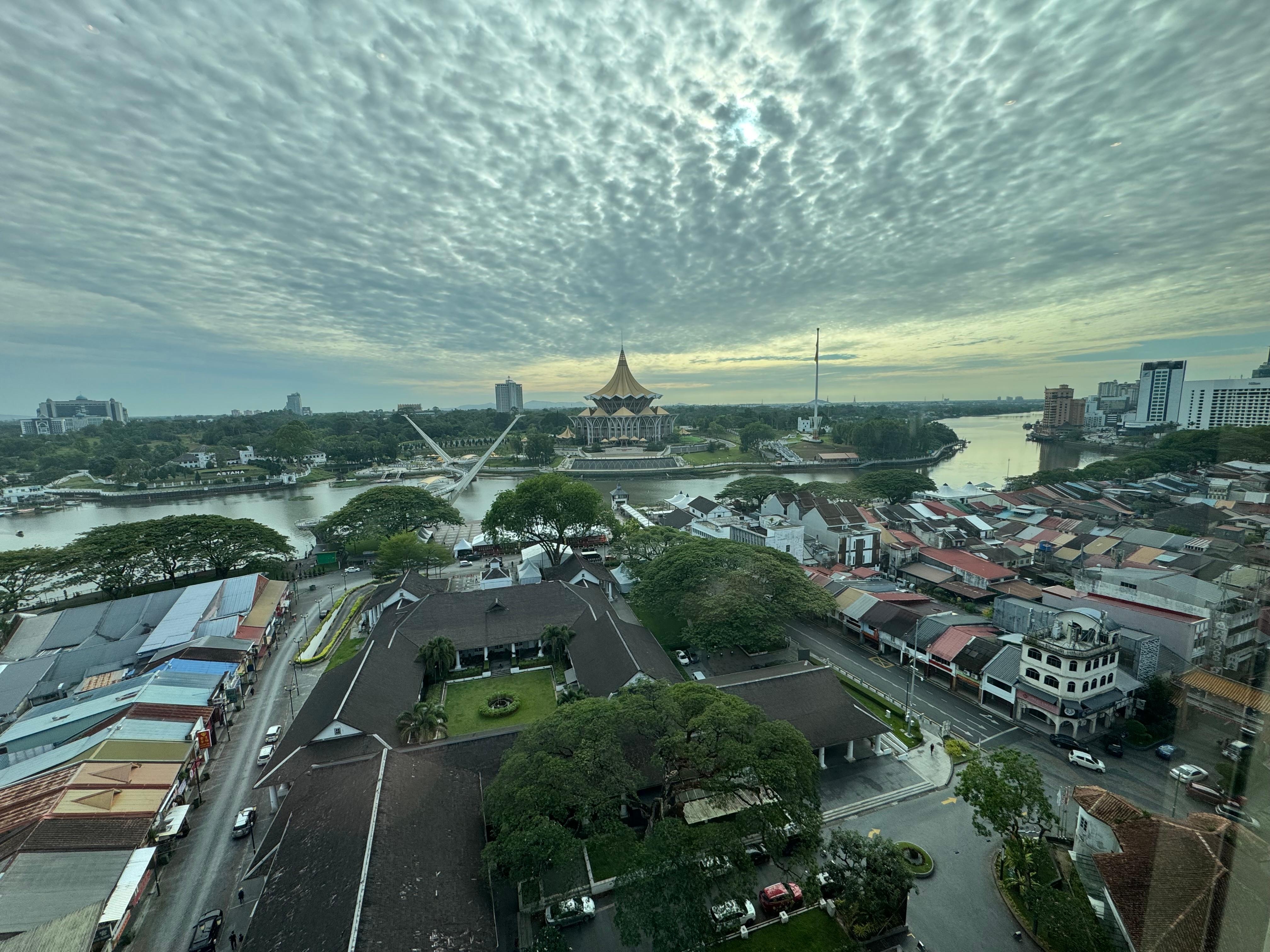 View from club lounge