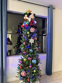 Beautifully decorated for Christmas