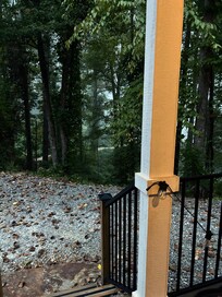 Loved the porch early morning!