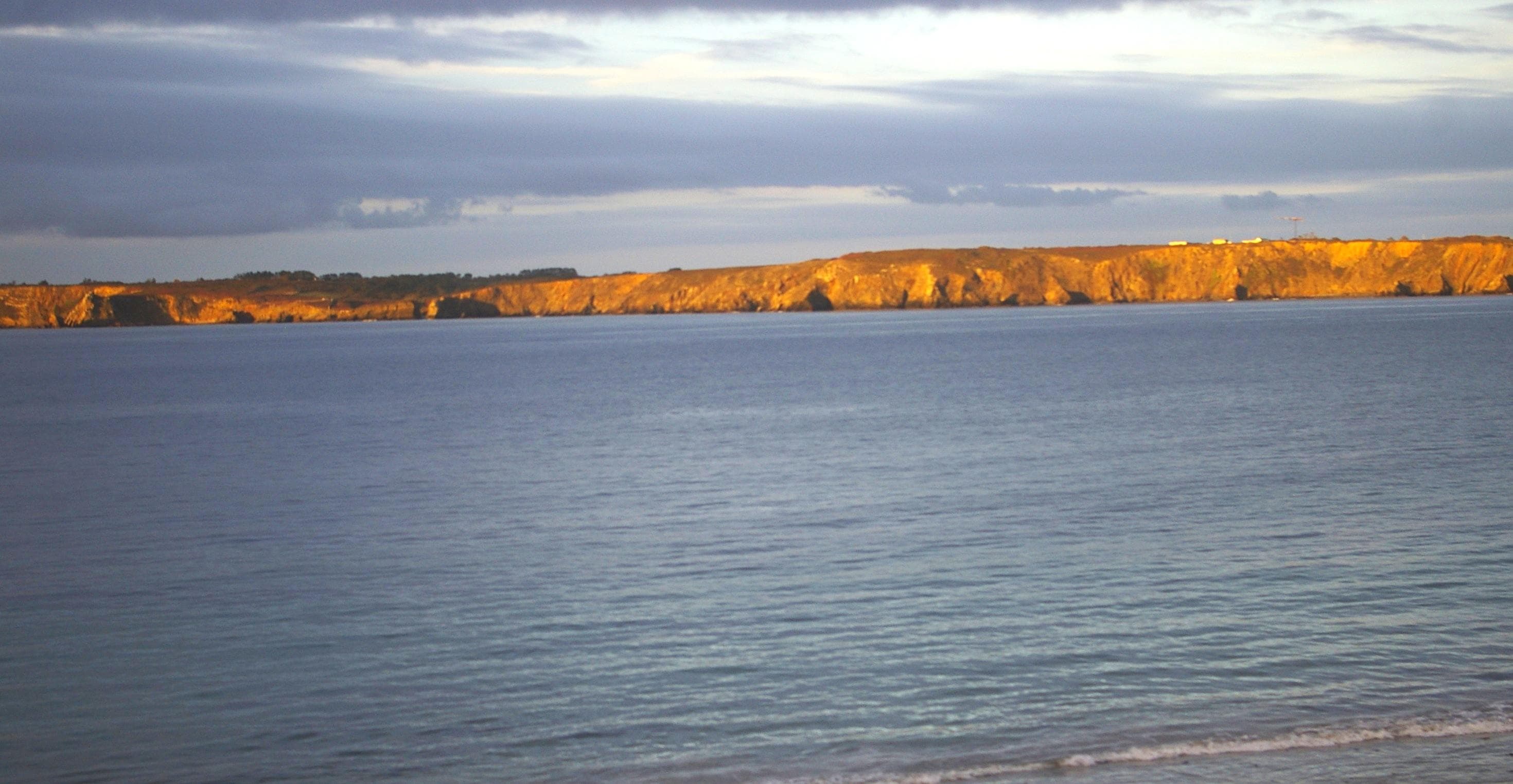 Vue depuis l'appart. en soirée
