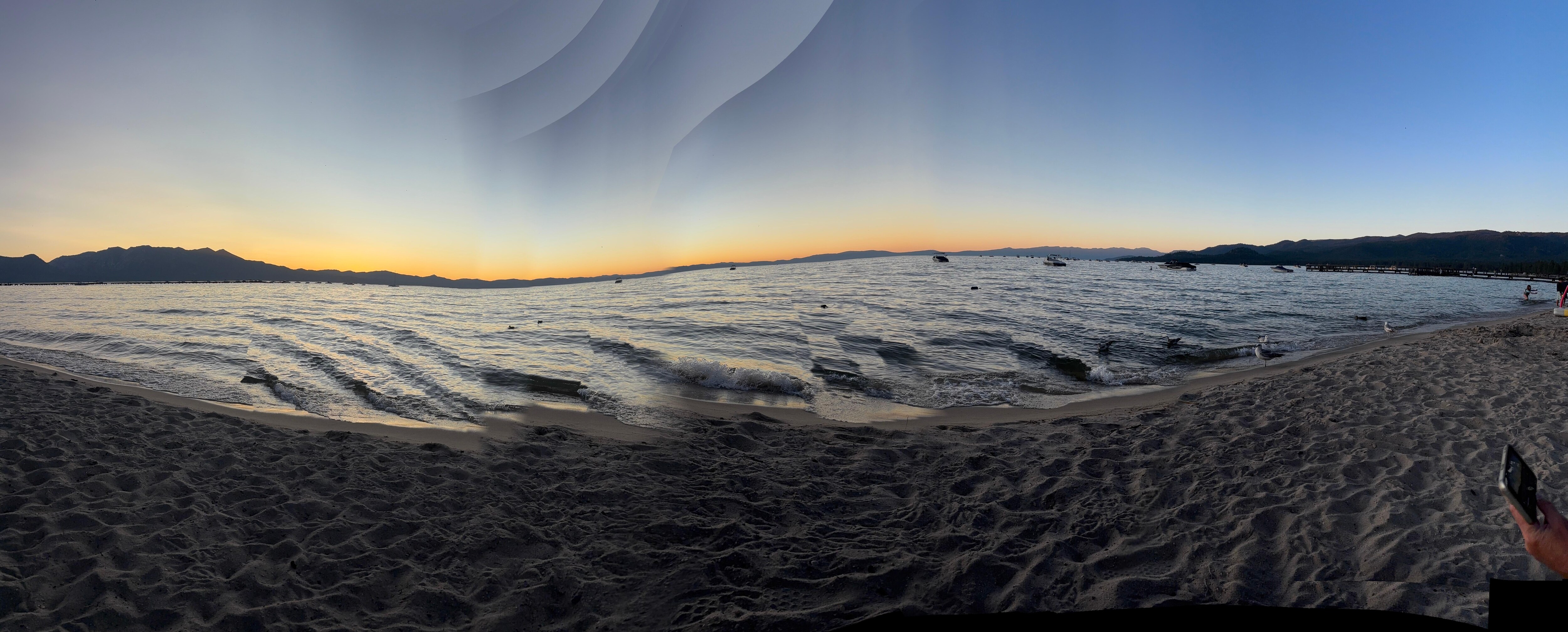 Sunset at the property’s beach <3