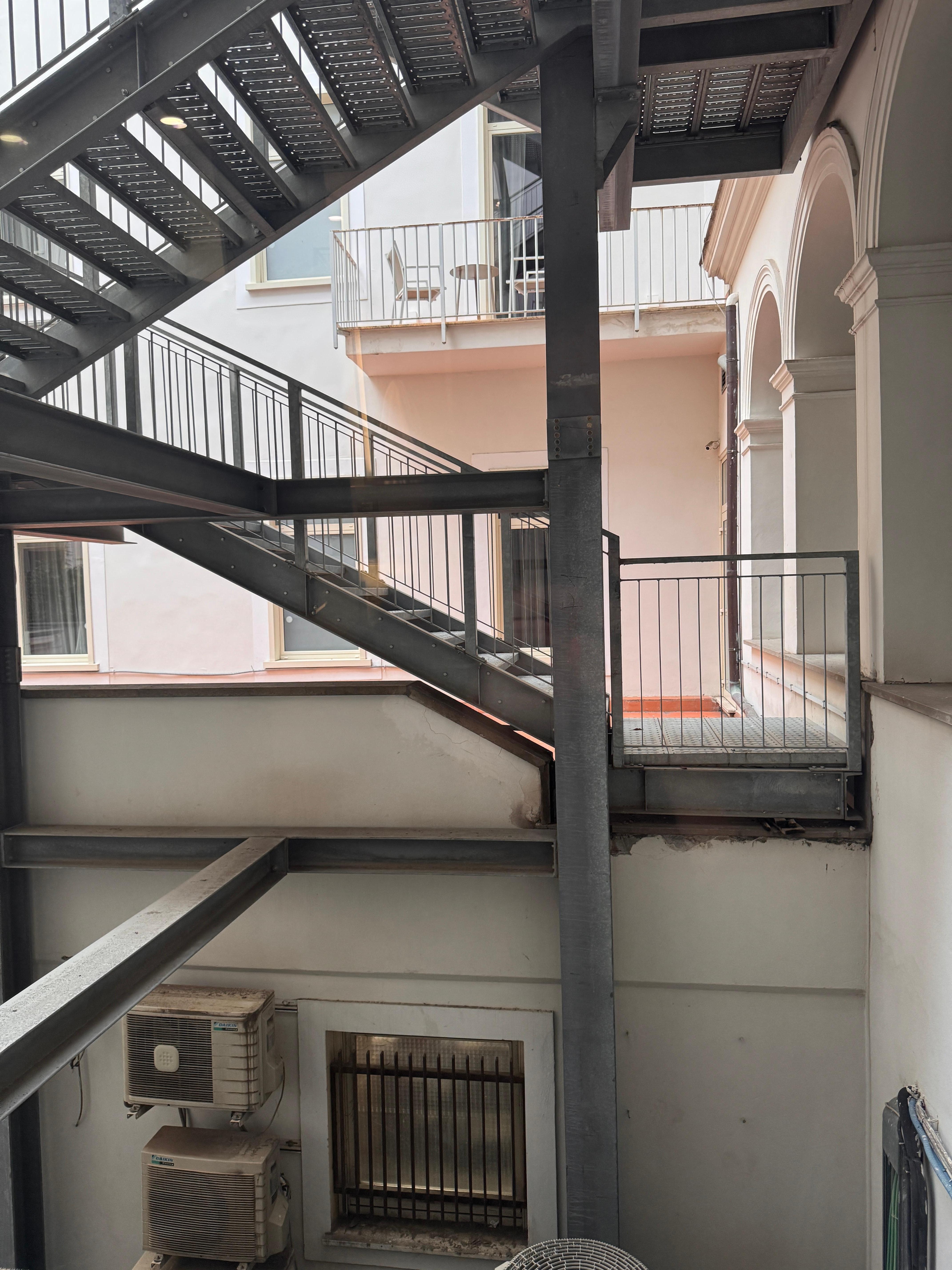 Aussicht in den Innenhof