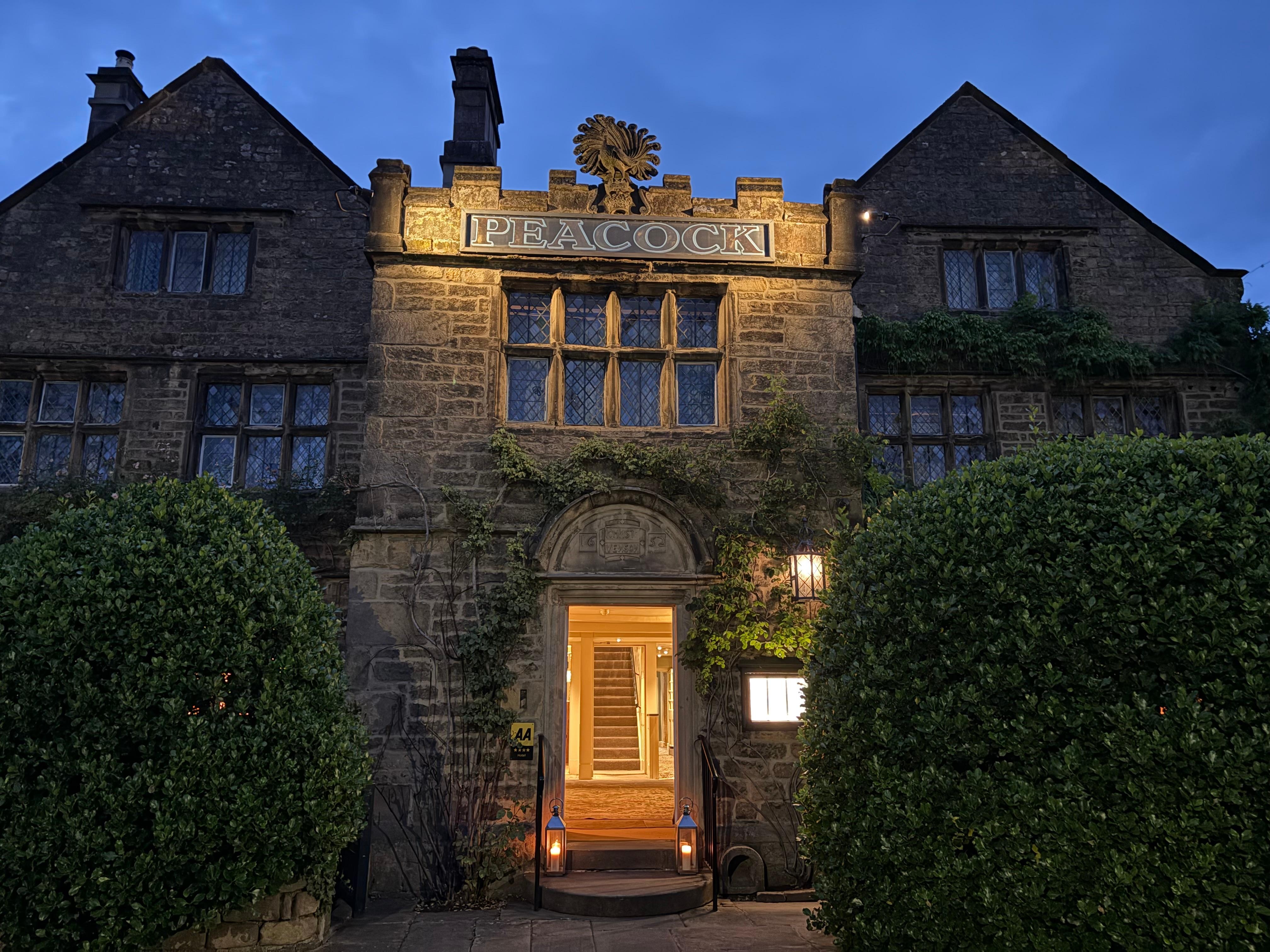 Exterior at night