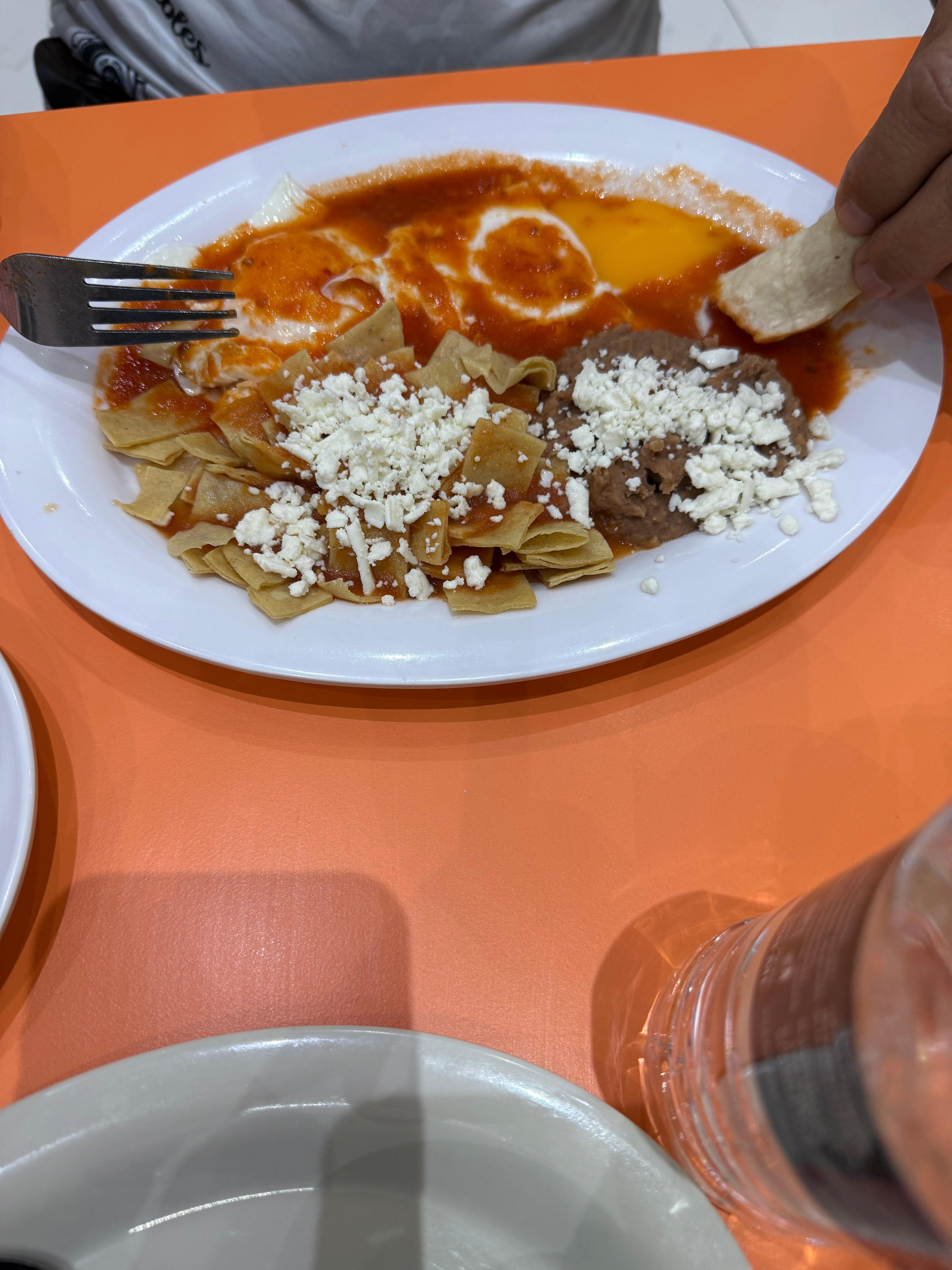 Food at the restaurant 