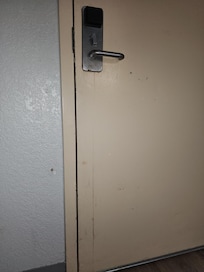 Slimy dirty door