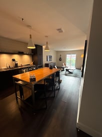 Kitchen and living space