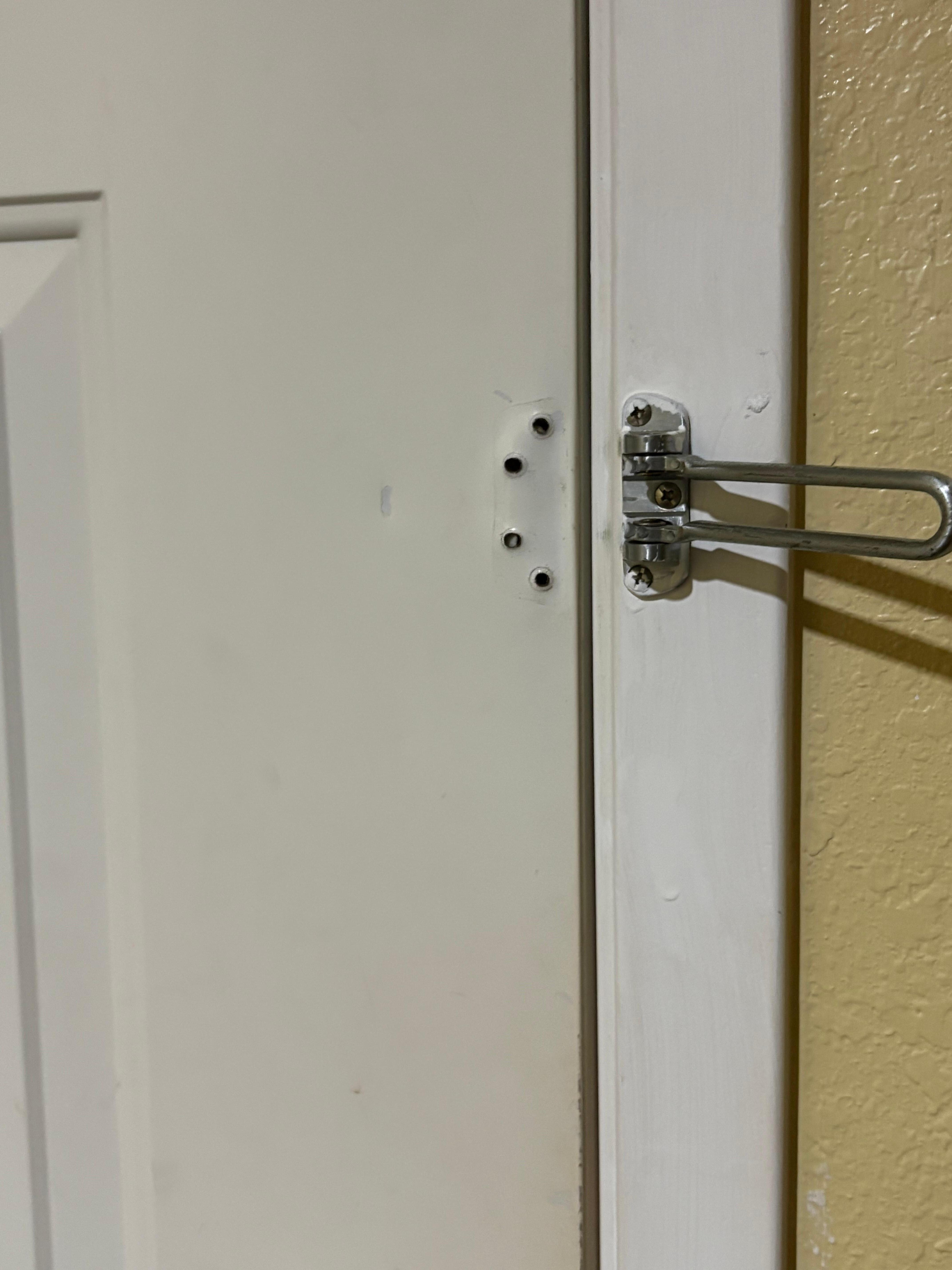 No lock on the door