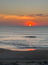 Sunrise from balcony.