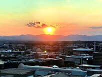 Sunset over the Rockies