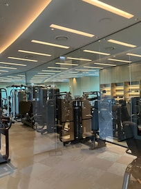 Very well equipped gym