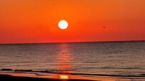 Sunrise on the beach