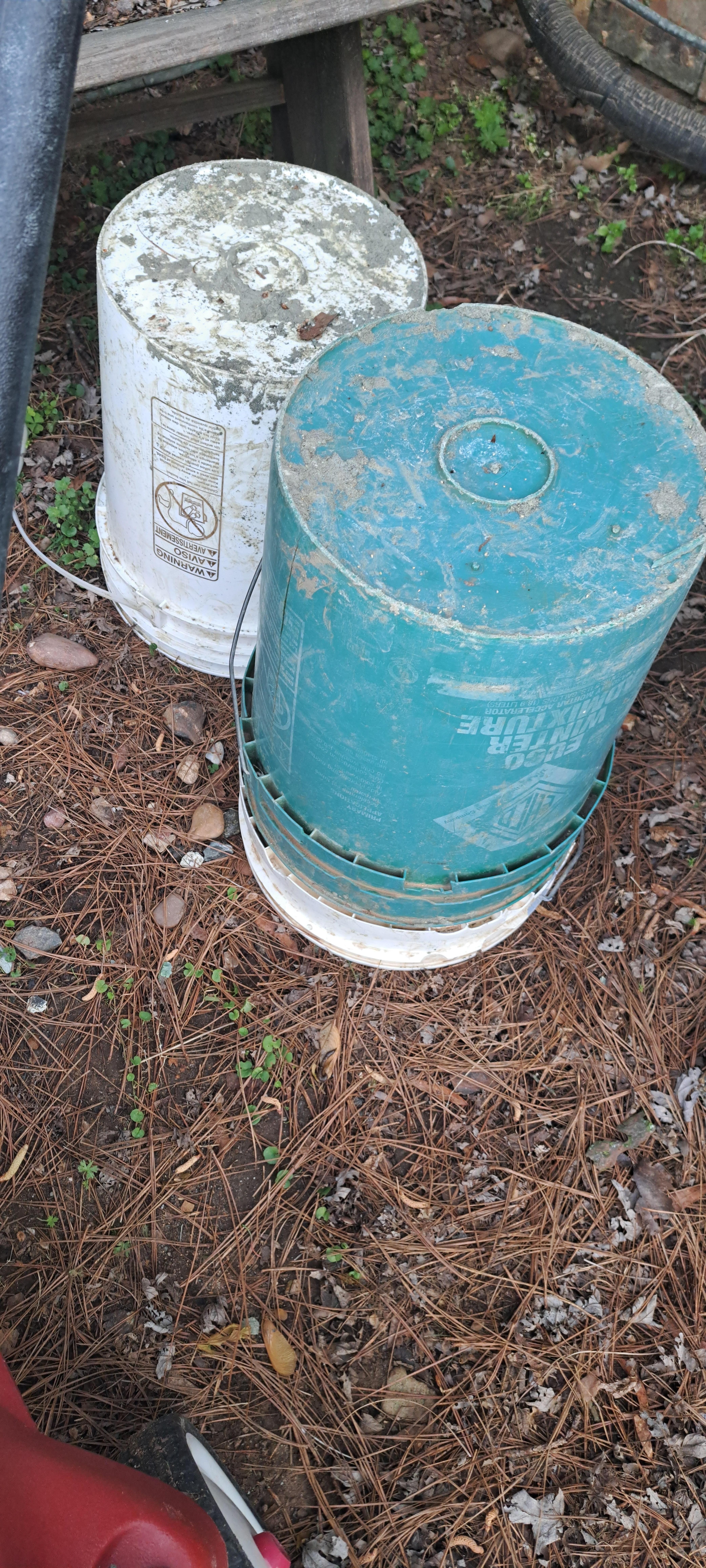 Cracked pails