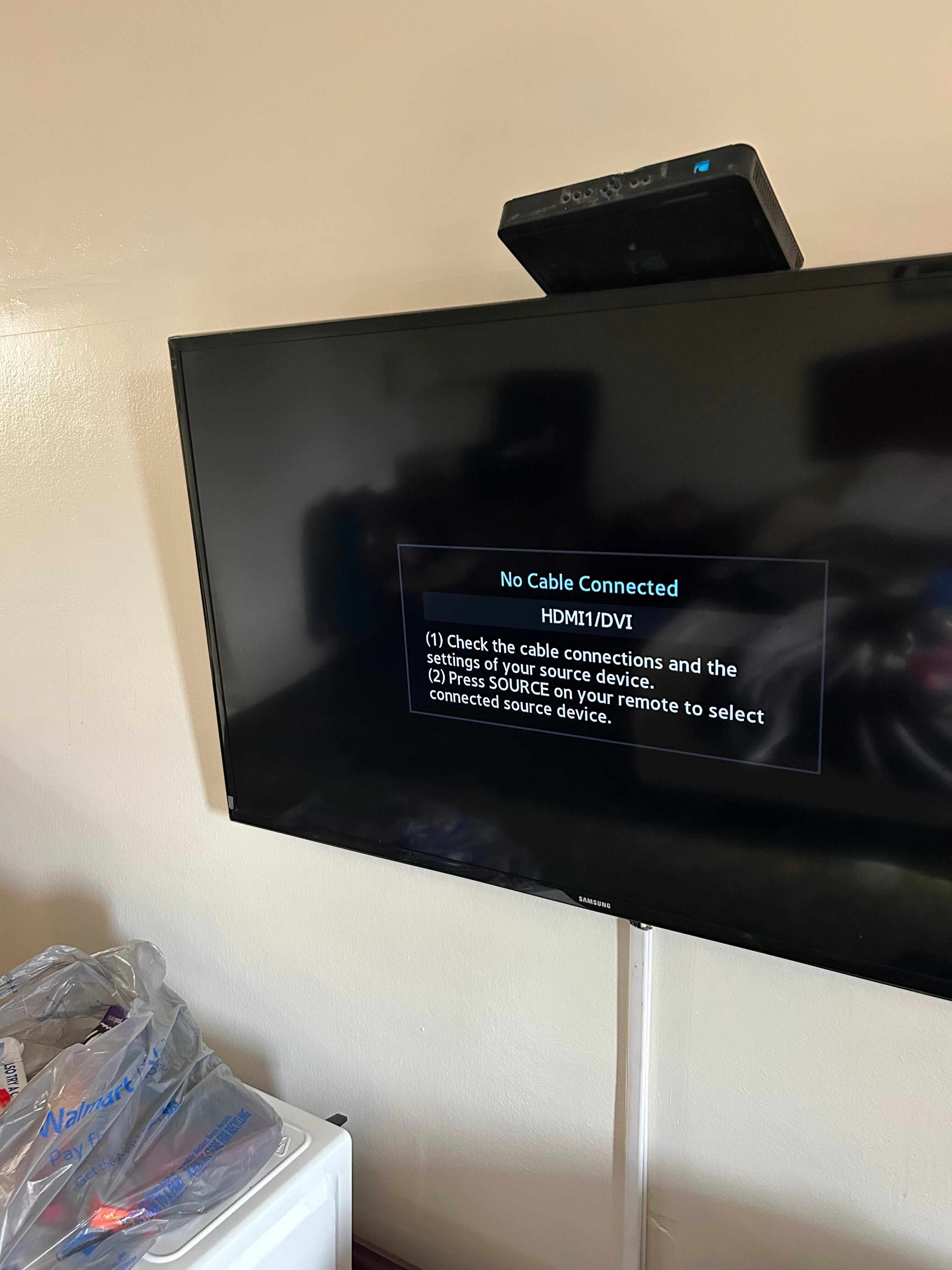 Cable TV didn’t work 