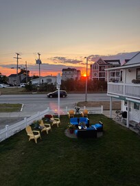 From motel balcony