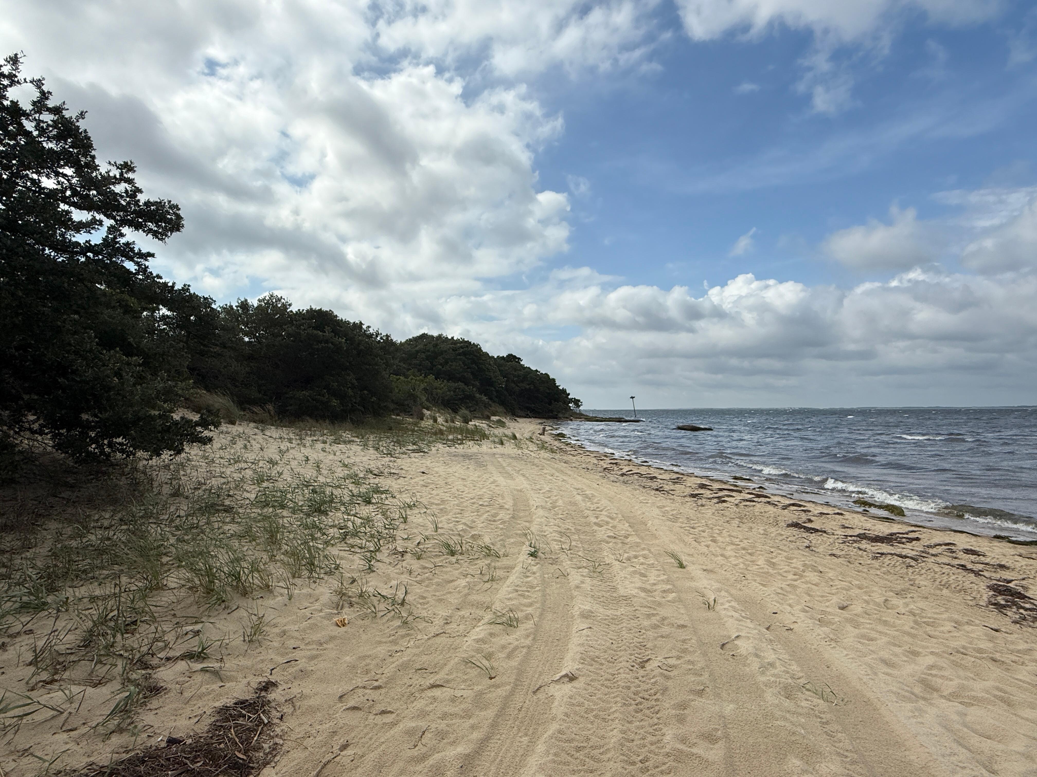 Private beach 5 minute walk from condo
