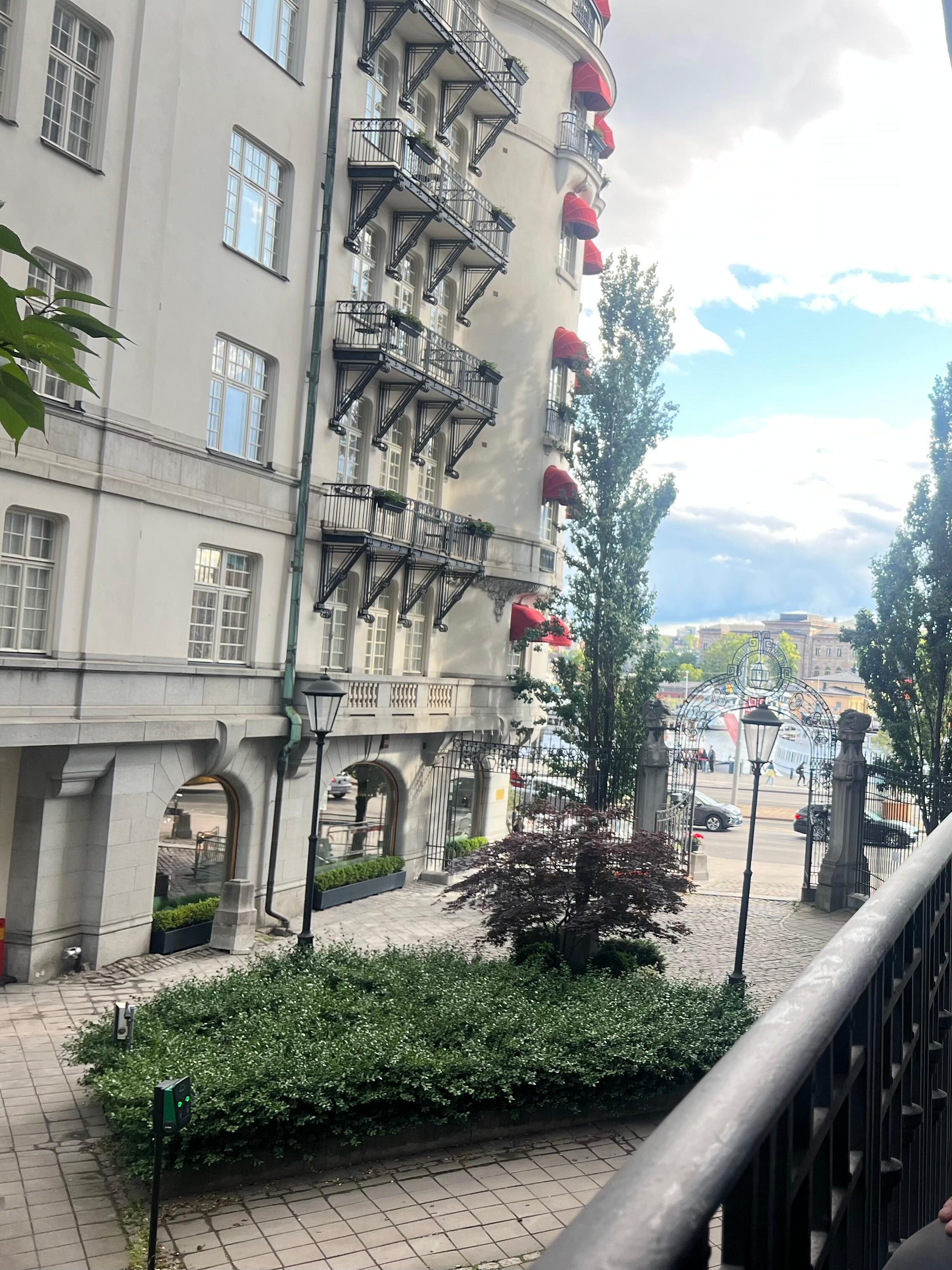 View from balcony