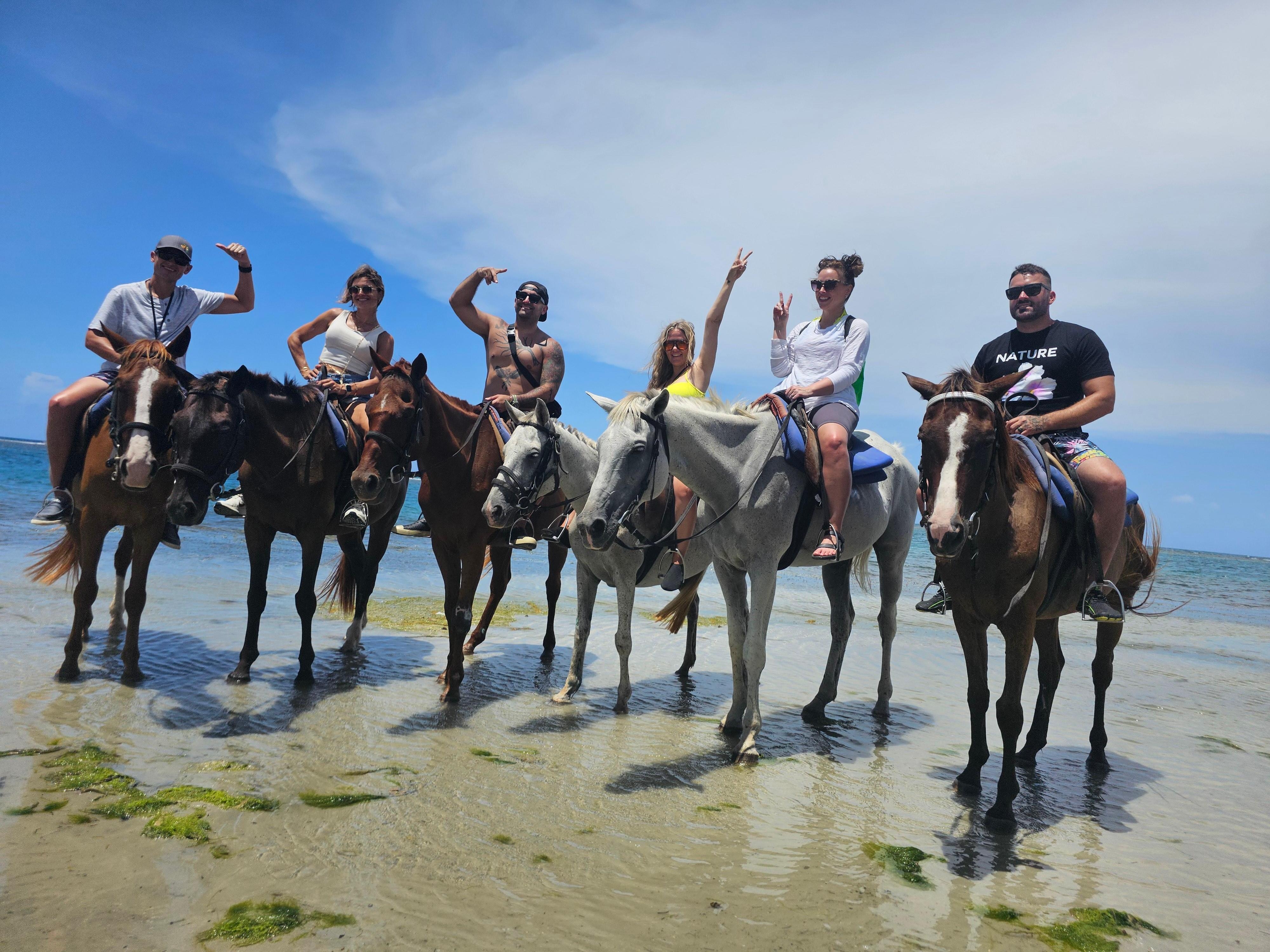 Horseback riding excursion.