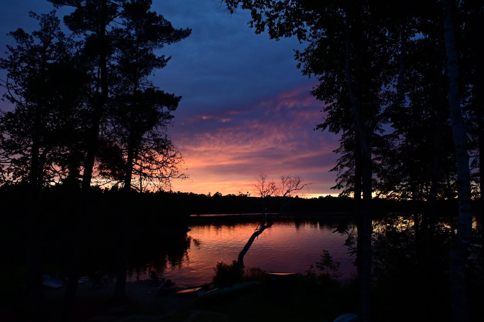 You can’t beat a beautiful sunrise on the water.