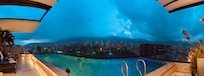 Rooftop pool view