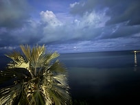 View from the spacious back deck