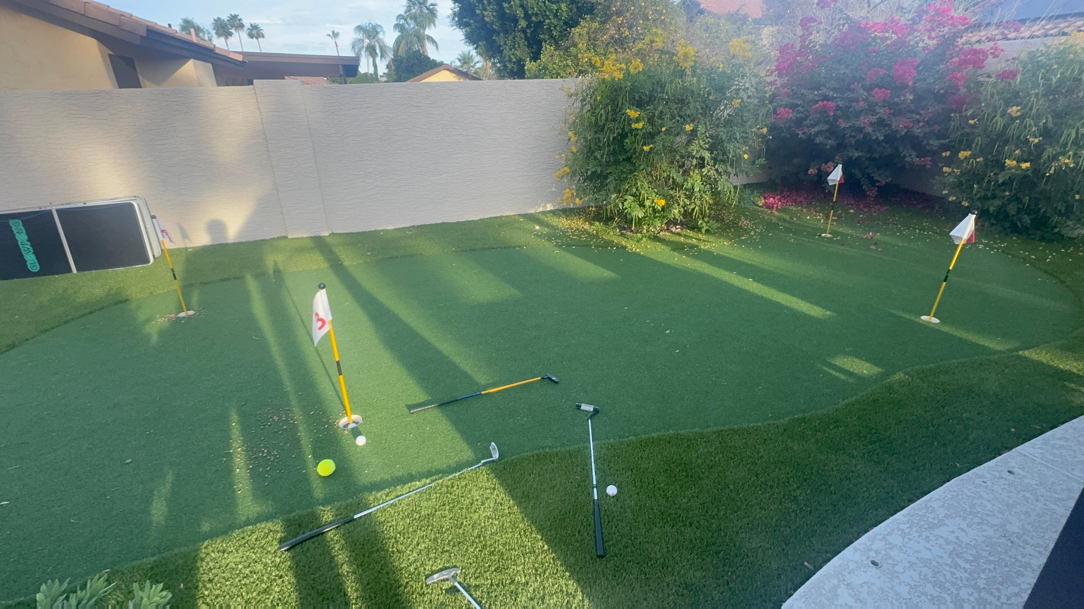 Put put golf very entertaining 