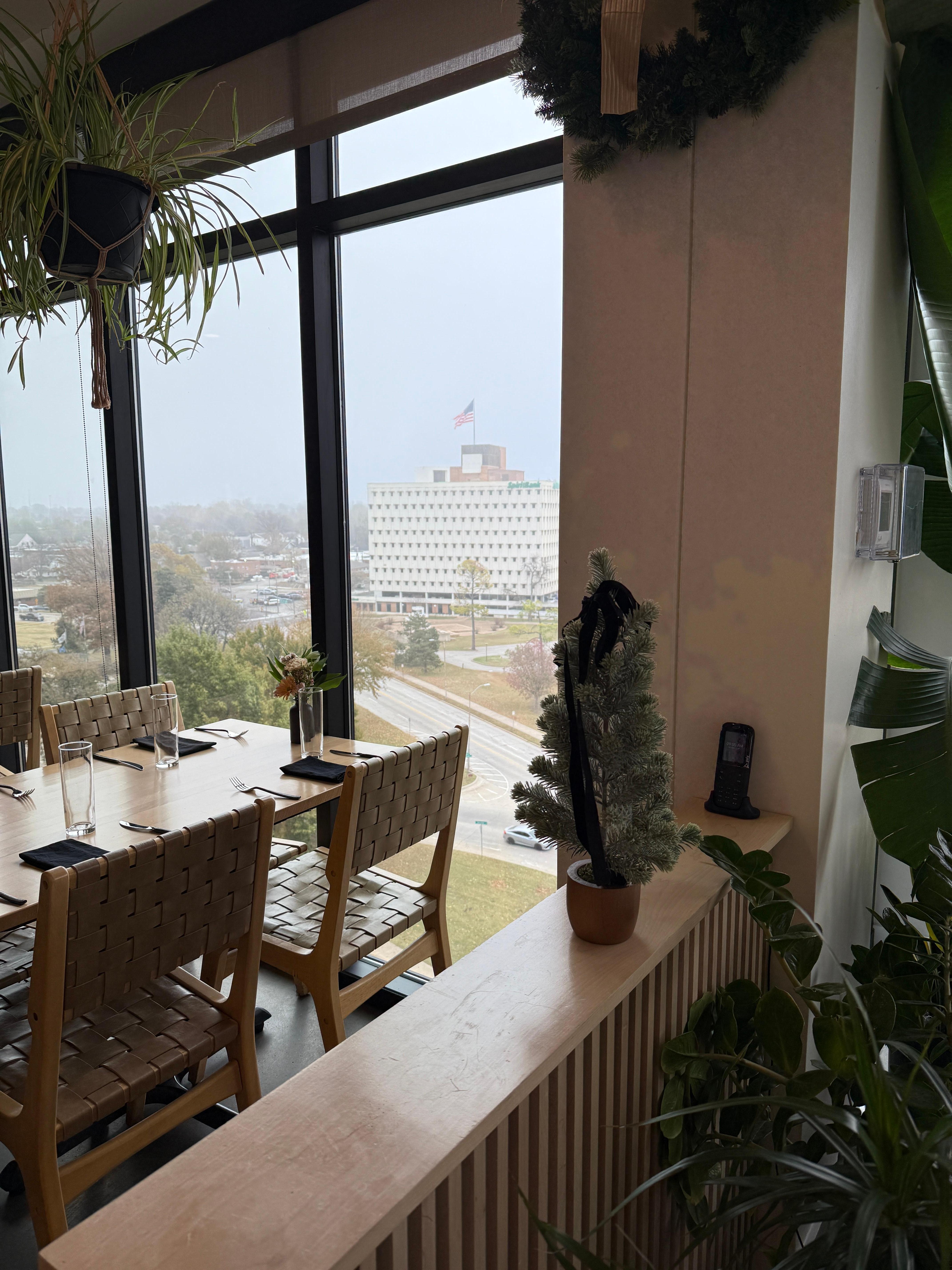 Restaurant on the top floor