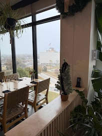 Restaurant on the top floor