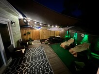Rear patio and hang out.
