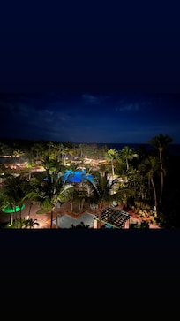 Night view from our balcony