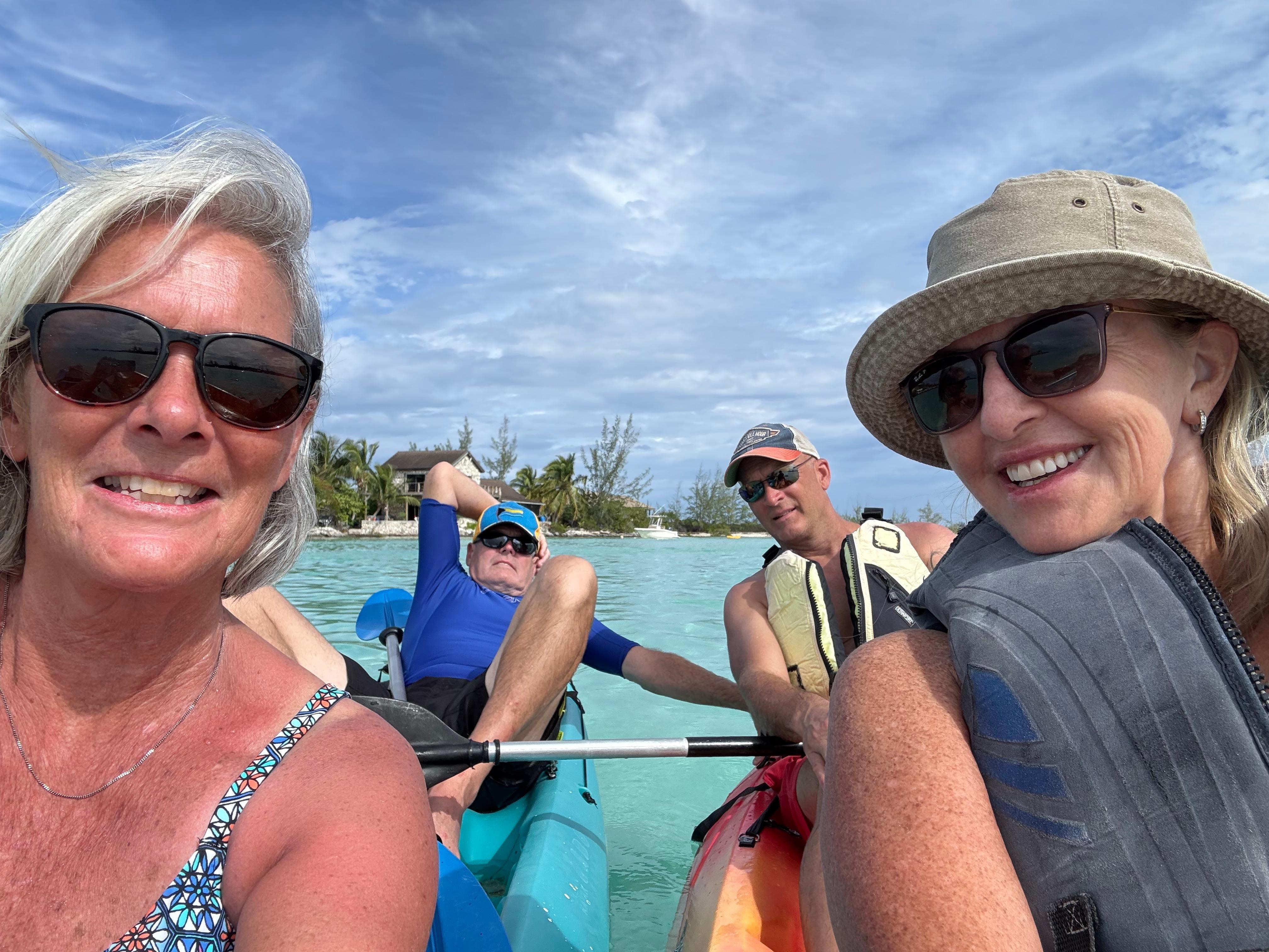 In the Lagoon with friends
