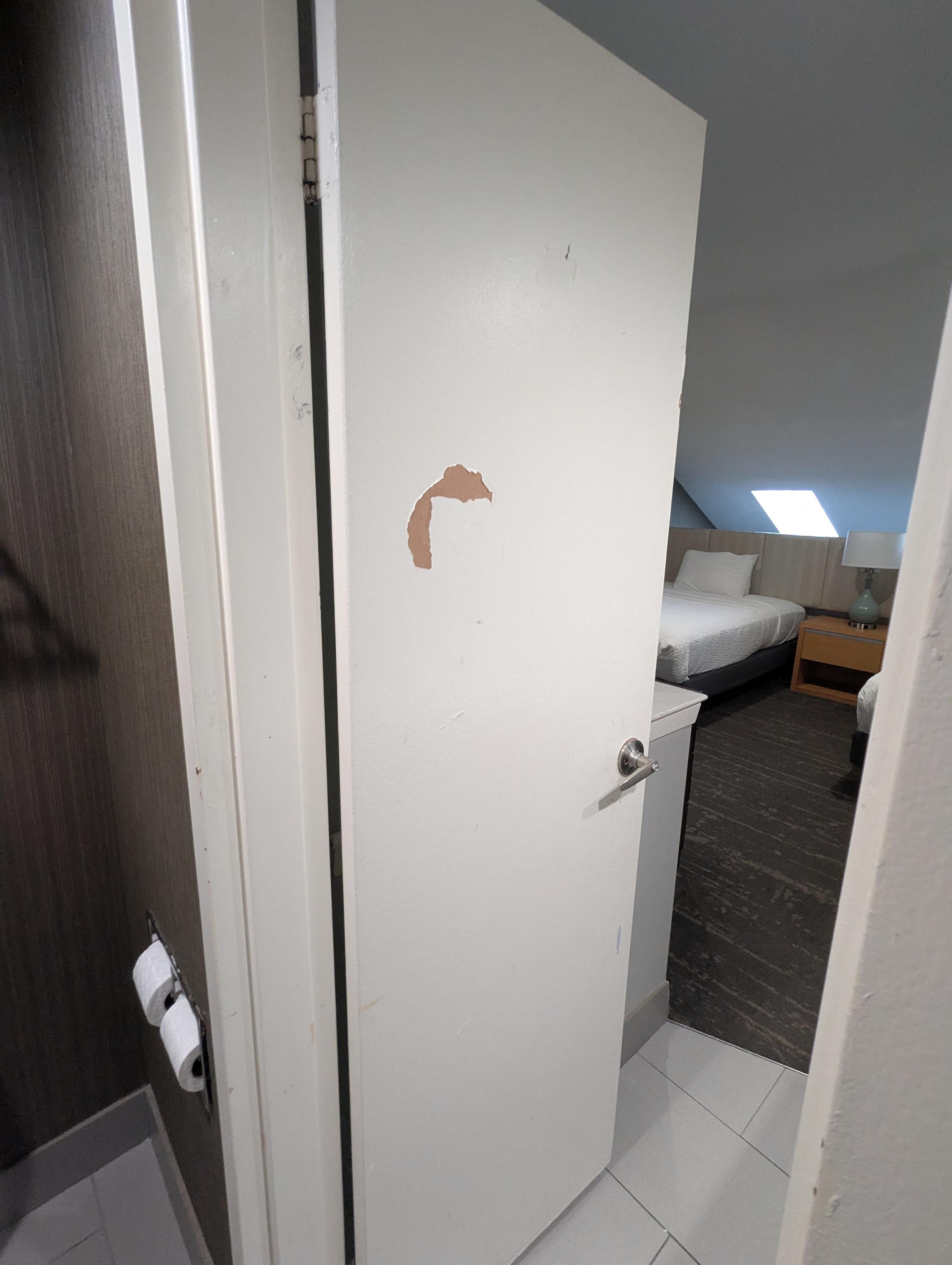 Peeling & missing paint