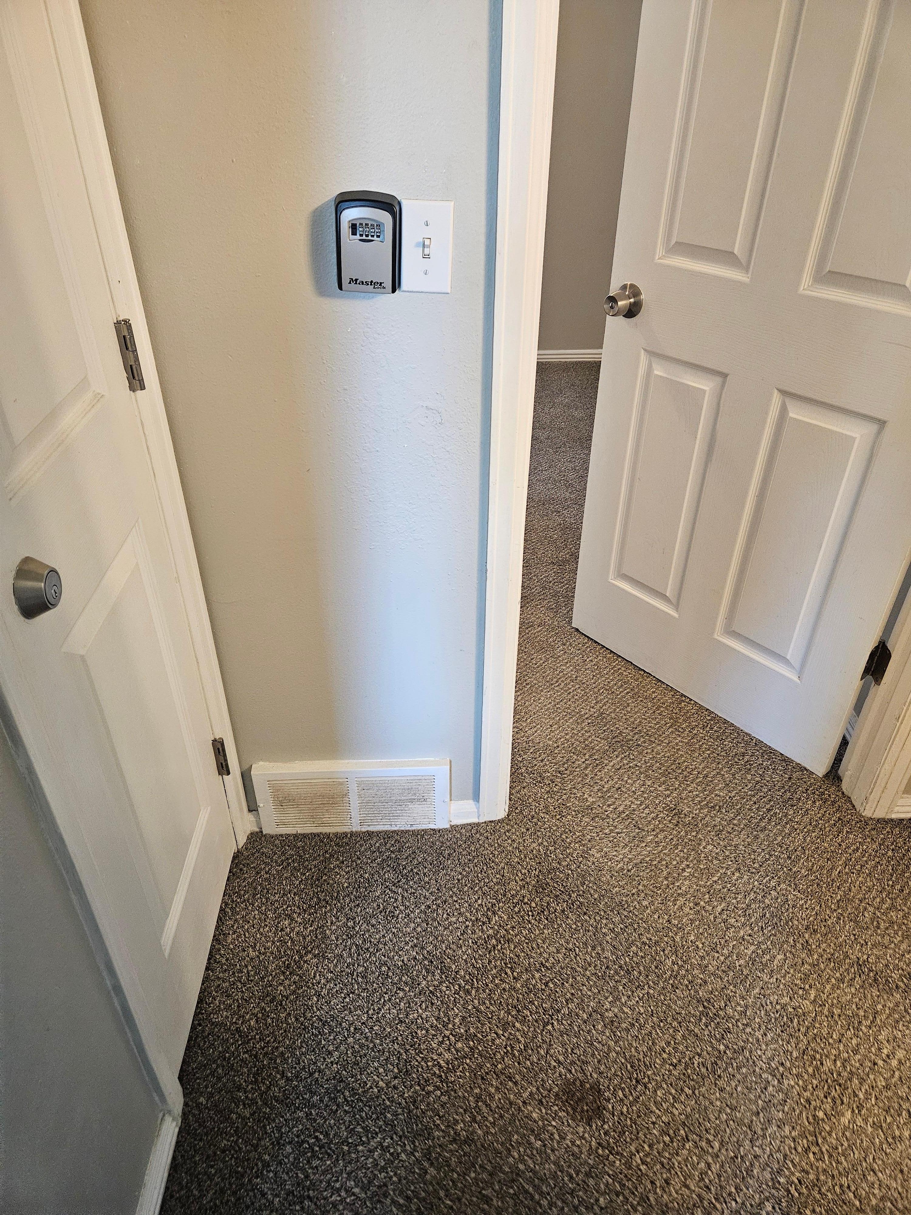 My husband and I owned rentals for 20 years. It is difficult to keep carpets clean. But this doesn't look like anyone even tried. Also look at the dirt on the grate.