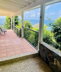 View from the outdoor shower!