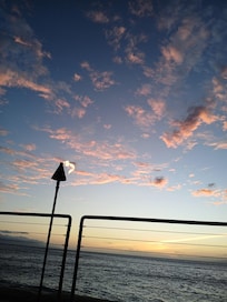 Sunset from the pool area.