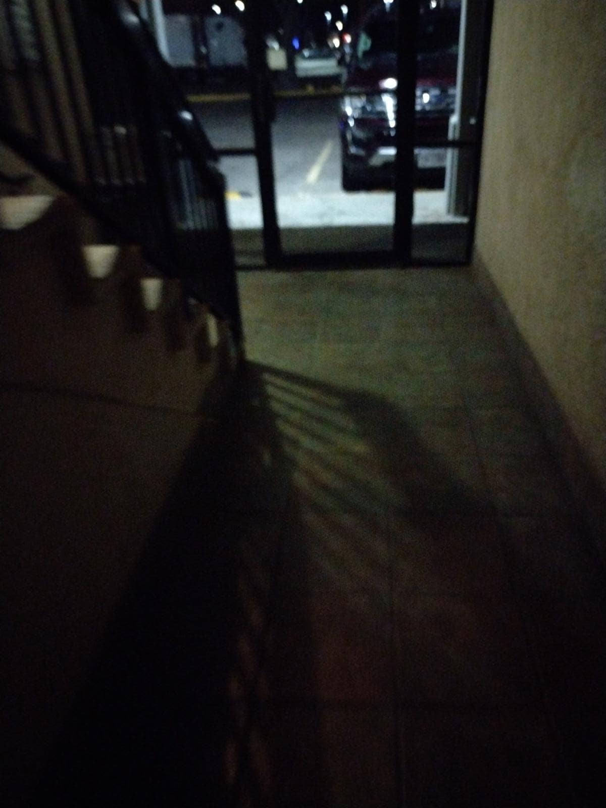 Unlocked door to the rooms