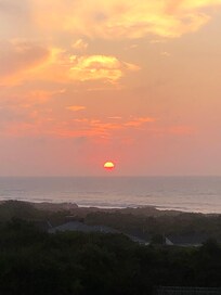 Sunrise from our balcony