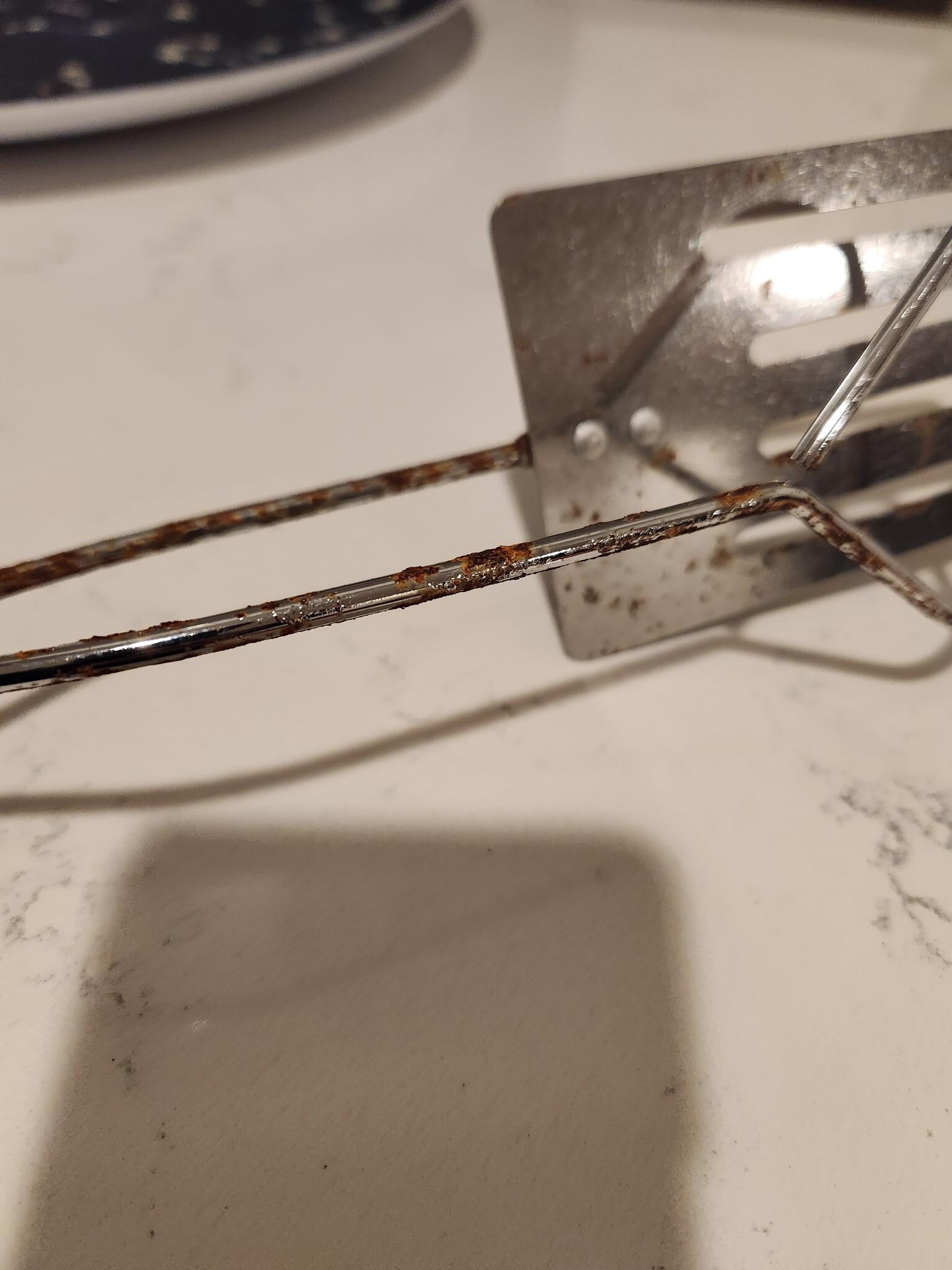 Rusted spatula