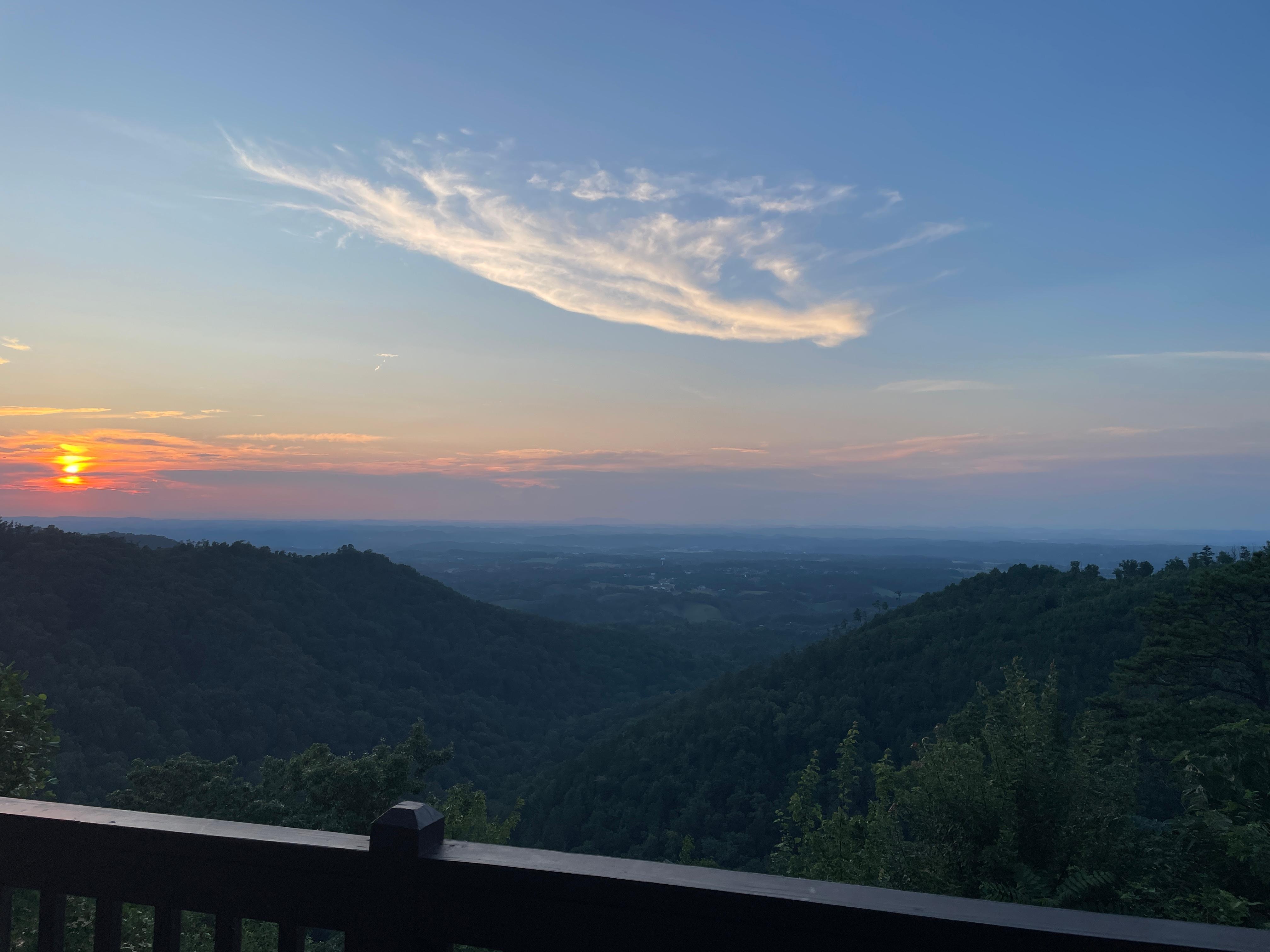 Sunset from back deck… again no filter!