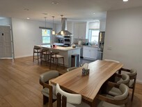 Kitchen and dining area