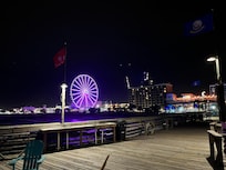 Boardwalk, pier and sights.