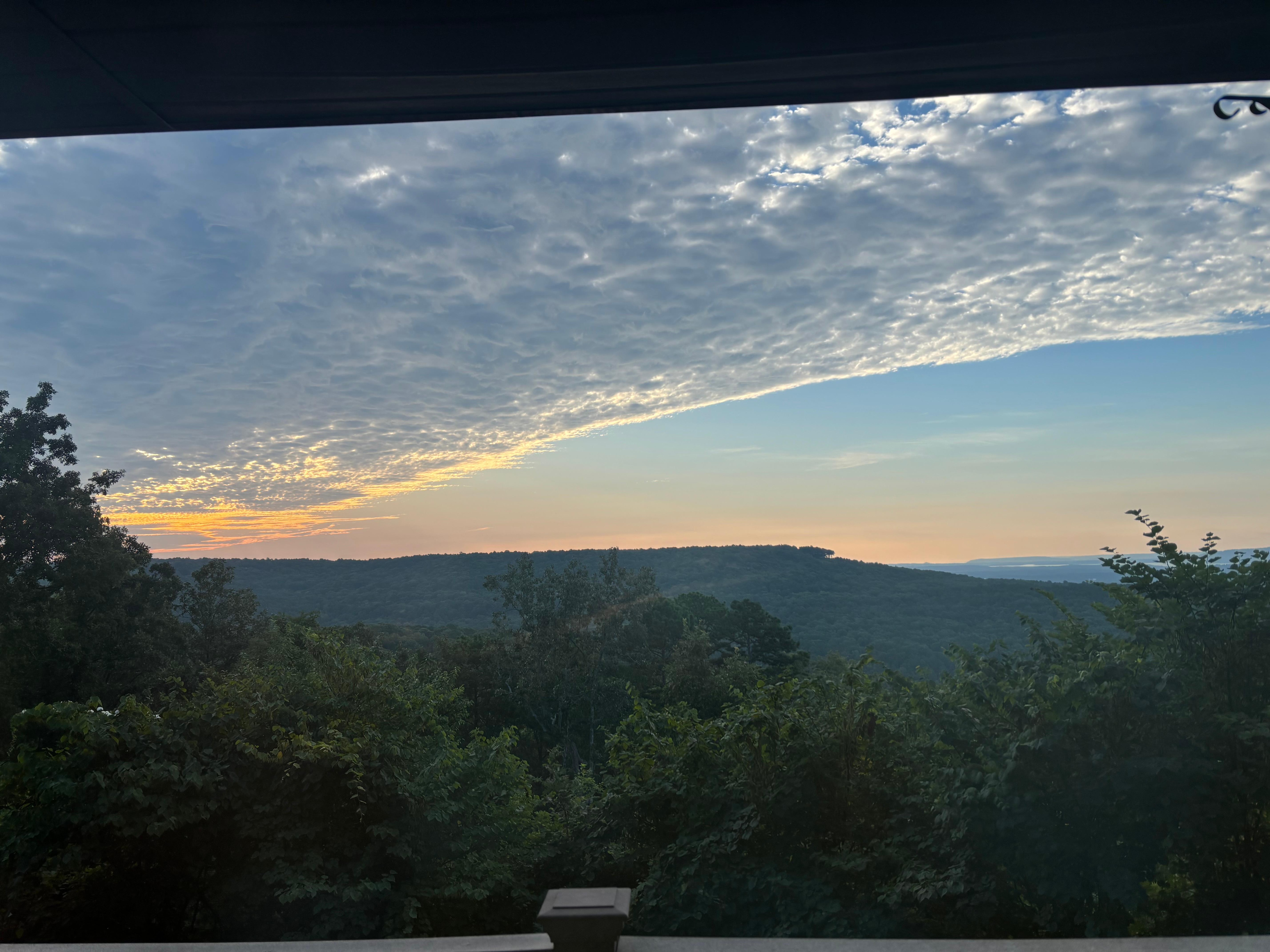 View from the balcony.