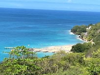 View from the pool of Crash Boat Beach