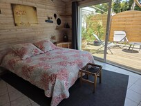 Slaapruimte met terras