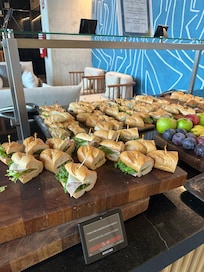 Vantage club vip lounge food