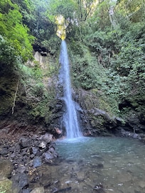 One of 5 waterfalls on site. Great hiking!