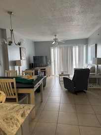 Kitchen, Dining Room and Living Room
